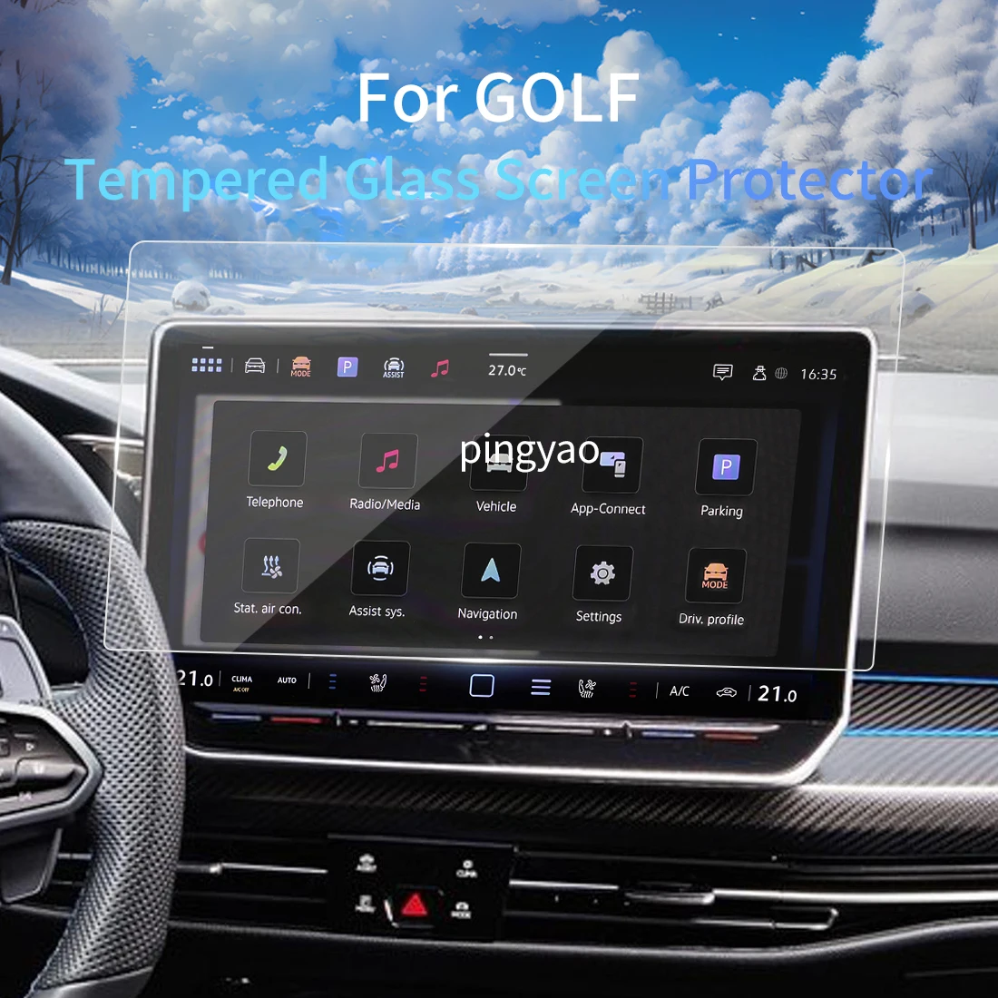 Car Sticker Screen Protector Navigation Display Tempered Glass Protective Film Car Vehicle For VW 26 Golf
Car Sticker Screen Protector Navigation Display Tempered Glass Protective Film Car Vehicle For VW 26 Golf