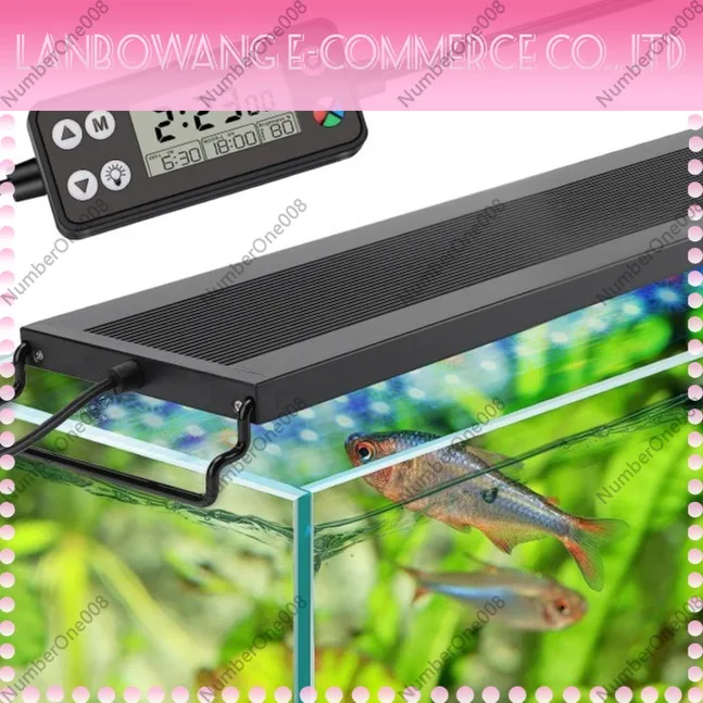 Aquarium Light with Timer LCD Full Spectrum Fish Tank Light DIY Adjustable Brightness Color Temp Aquatic Plant Light
Aquarium Light with Timer LCD Full Spectrum Fish Tank Light DIY Adjustable Brightness Color Temp Aquatic Plant Light