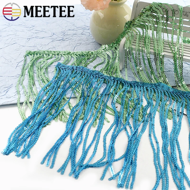 2/5/10Yards 17cm Sequins Tassels Fringe Clothes Decorative Trimmings Stitching Fringes Latin Dress Lace Trim Sewing Accessories
2/5/10Yards 17cm Sequins Tassels Fringe Clothes Decorative Trimmings Stitching Fringes Latin Dress Lace Trim Sewing Accessories