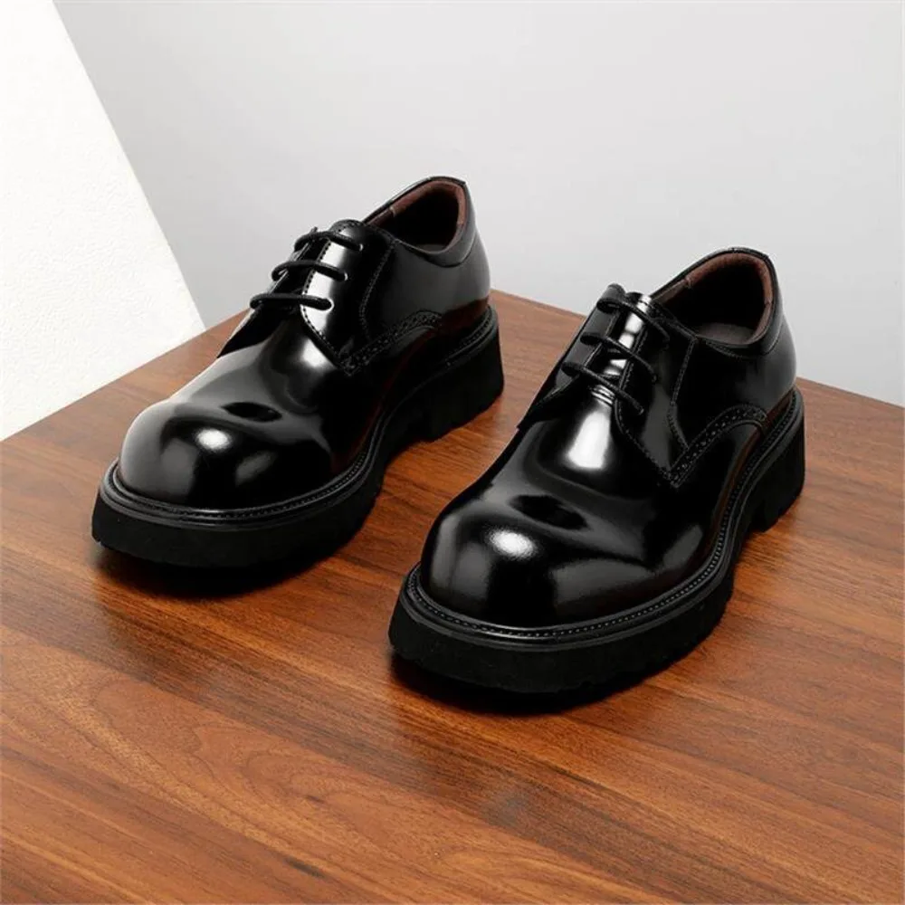 2026 Men's Thick Soled Height Increasing Leather Big Head Derby Shoes Retro British Style Formal Business Dress Shoes
2026 Men's Thick Soled Height Increasing Leather Big Head Derby Shoes Retro British Style Formal Business Dress Shoes