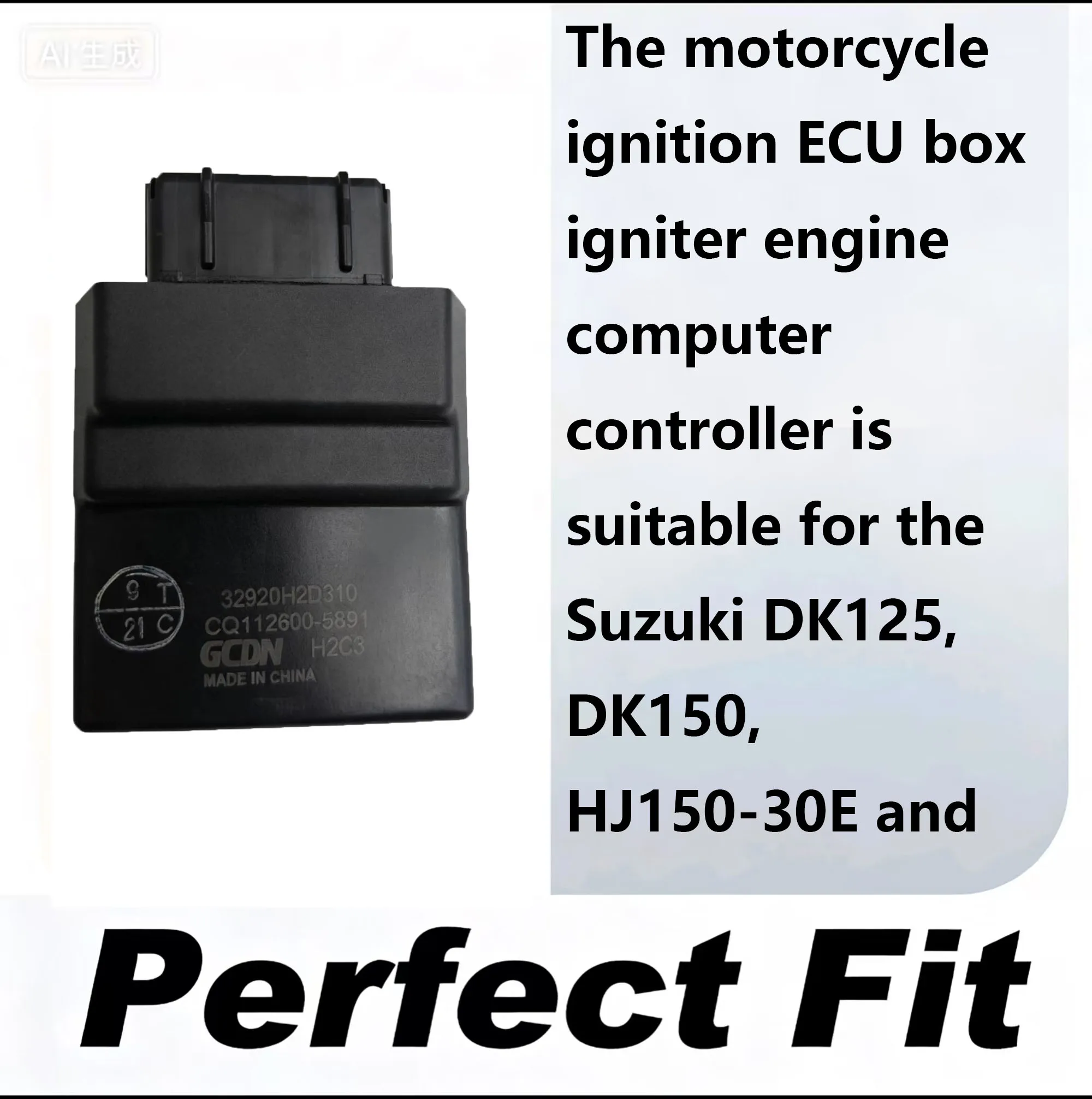 ЭБУ-контроллер зажигания мотоцикла, компьютерный контроллер двигателя, подходит для Haojue Suzuki Dk125 Dk150 Hj150-30E Dk150E
ЭБУ-контроллер зажигания мотоцикла, компьютерный контроллер двигателя, подходит для Haojue Suzuki Dk125 Dk150 Hj150-30E Dk150E