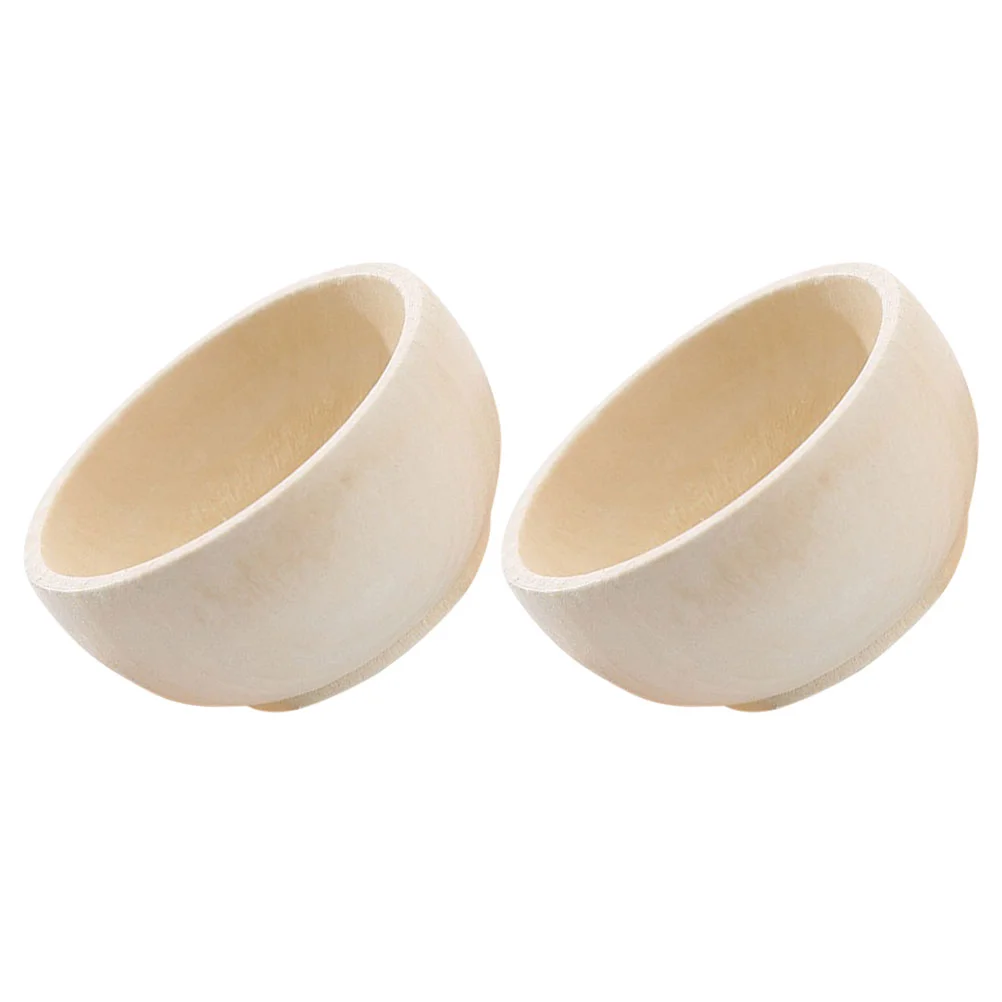 2 Pcs Children's Drawing Toys DIY Wooden Cutlery Craft Material Trifle Bowl Condiment for Model
2 Pcs Children's Drawing Toys DIY Wooden Cutlery Craft Material Trifle Bowl Condiment for Model