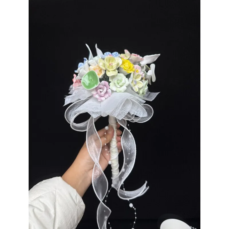 Jingdezhen ceramic hand-squeezed ceramic bouquet wedding gift eternal bouquet finished product for girlfriend and girlfriend
Jingdezhen ceramic hand-squeezed ceramic bouquet wedding gift eternal bouquet finished product for girlfriend and girlfriend