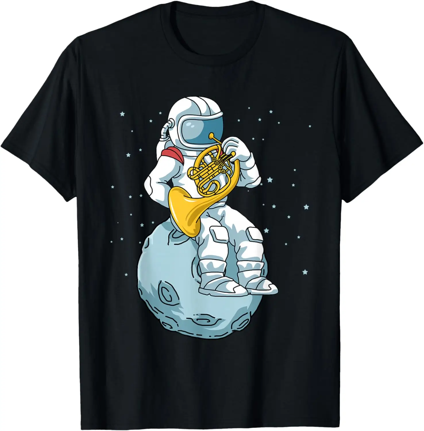 Футболка с рисунком астронавта, играющего на валторне, подарочная футболка с космическим музыкантом
Футболка с рисунком астронавта, играющего на валторне, подарочная футболка с космическим музыкантом