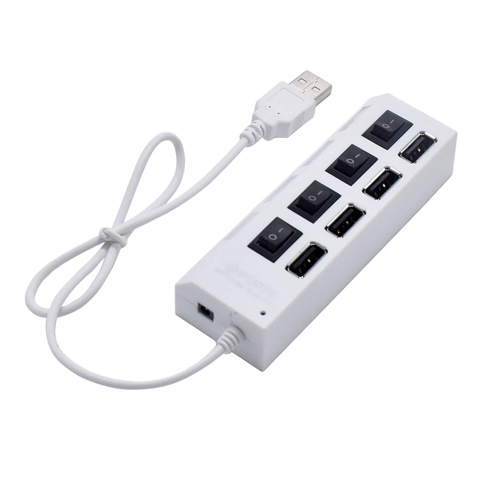 4 Ports Usb Hub 2.0 Splitter Individual Multi Usb Port Expander Slim Durable 45Cm Cable For Pc Laptop White
4 Ports Usb Hub 2.0 Splitter Individual Multi Usb Port Expander Slim Durable 45Cm Cable For Pc Laptop White