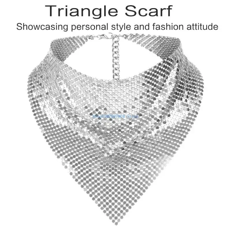 N7YF Shimmering Bandanas Scarf для вечеринки панк металлический шарф шарф мода Bandanas
N7YF Shimmering Bandanas Scarf для вечеринки панк металлический шарф шарф мода Bandanas