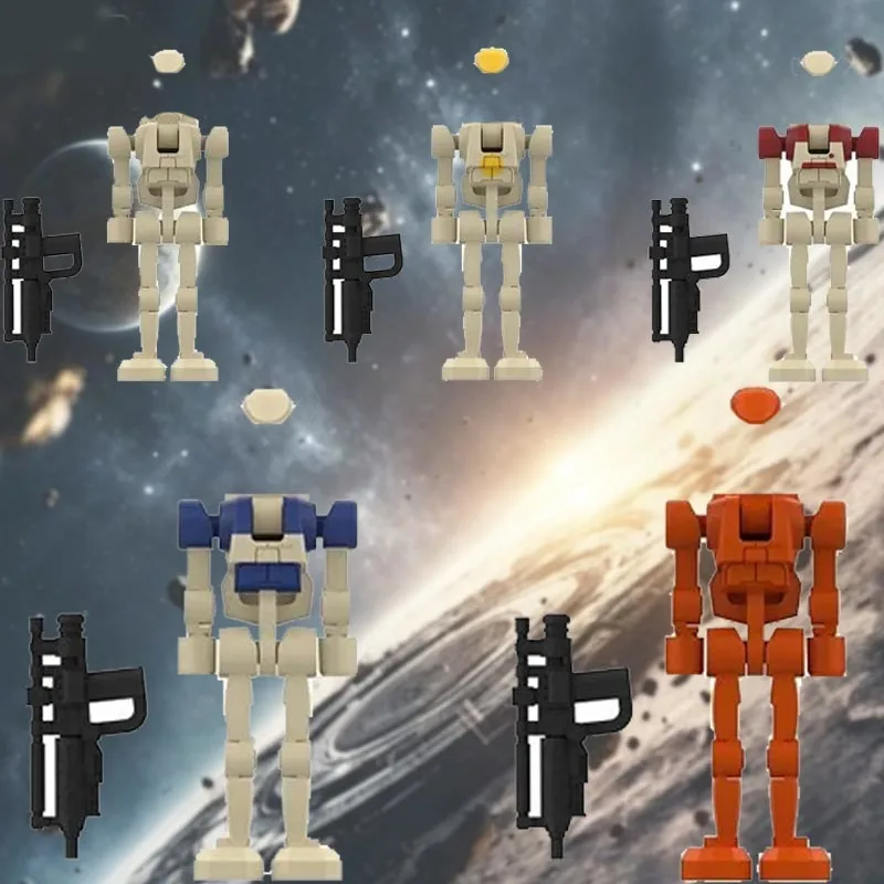 MOC MY901-MY905 Battle Robot Pilot Roblot Building Block Warrior Mini Action Figure Collectible Model Assembly Bricks Toy
MOC MY901-MY905 Battle Robot Pilot Roblot Building Block Warrior Mini Action Figure Collectible Model Assembly Bricks Toy