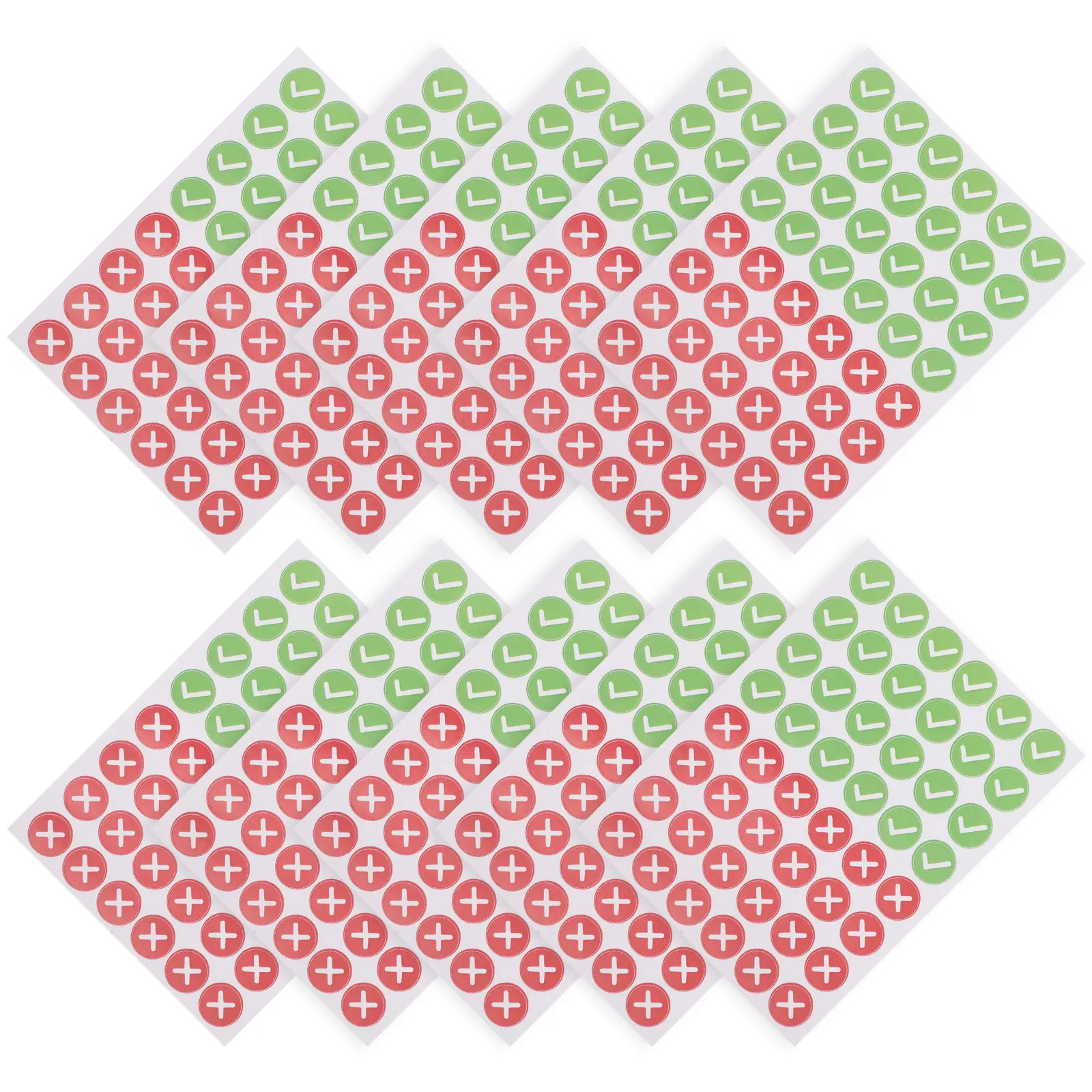 480Pcs Self Adhesive Check Mark Stickers Green Red Round Labels for Inventory Control Classroom Teaching DIY Project Marking
480Pcs Self Adhesive Check Mark Stickers Green Red Round Labels for Inventory Control Classroom Teaching DIY Project Marking