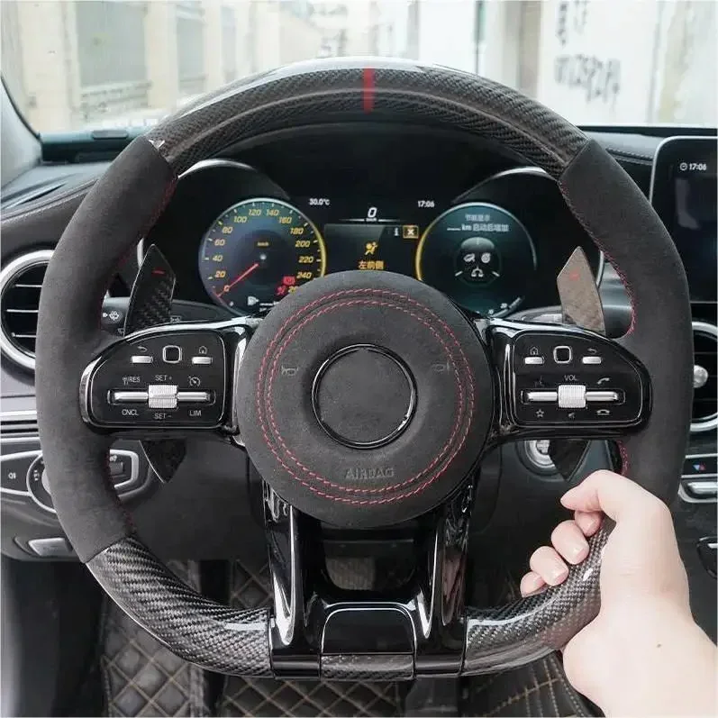 Рулевое колесо из углеродного волокна под заказ для Mercedes Benz GL X164 X166 GLC X253 C253 GLS X167 G Wagon W463 G63 AMG
Рулевое колесо из углеродного волокна под заказ для Mercedes Benz GL X164 X166 GLC X253 C253 GLS X167 G Wagon W463 G63 AMG