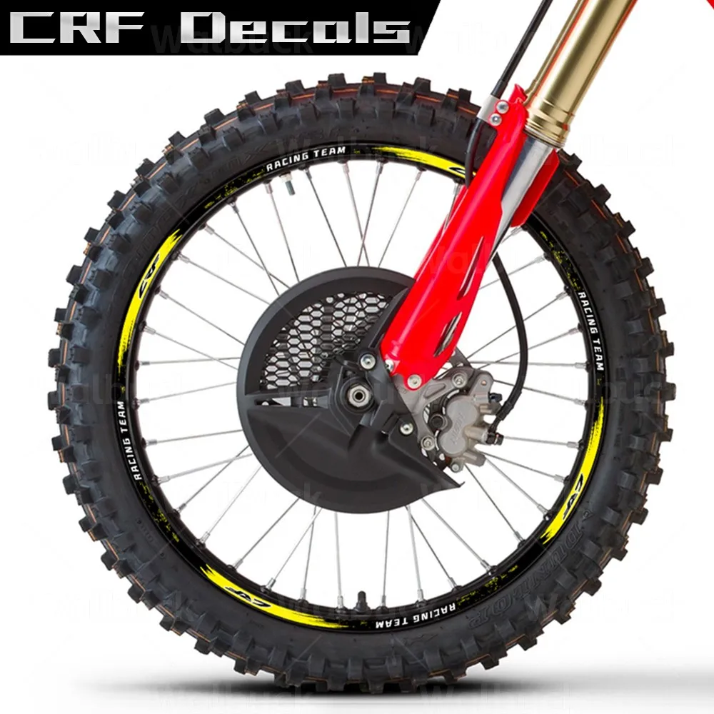 Для мотоциклов CRF 450R 450X/L CRF250R/X/L/F CRF230L/F 300L: Водонепроницаемые светоотражающие наклейки-полоски на внутренний обод шины
Для мотоциклов CRF 450R 450X/L CRF250R/X/L/F CRF230L/F 300L: Водонепроницаемые светоотражающие наклейки-полоски на внутренний обод шины