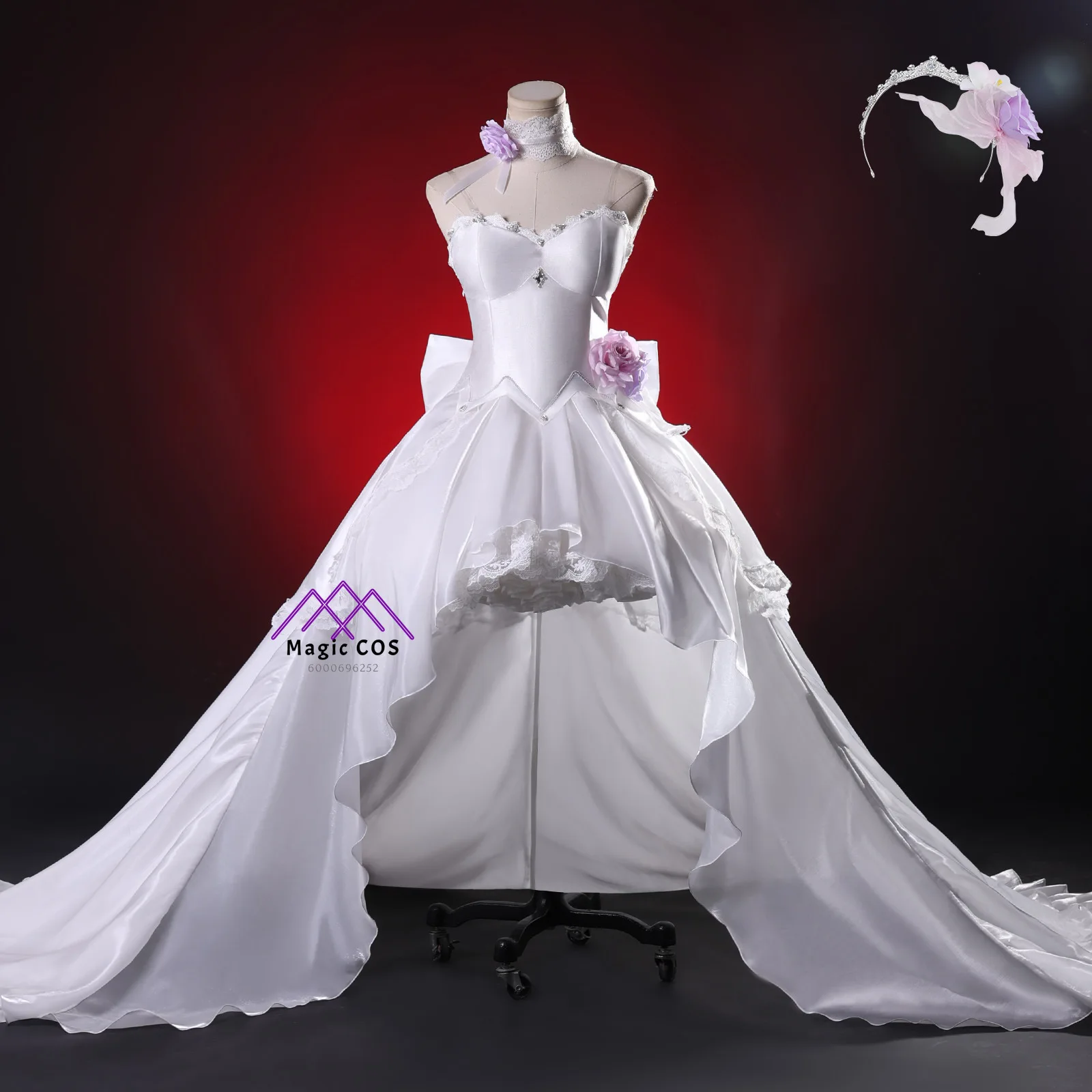 Date A Live Cosplay Costume Japanese Anime Kurumi Tokisaki Role Playing Pretty While Dress Outfit for Women XS-3XL Comic Con
Date A Live Cosplay Costume Japanese Anime Kurumi Tokisaki Role Playing Pretty While Dress Outfit for Women XS-3XL Comic Con