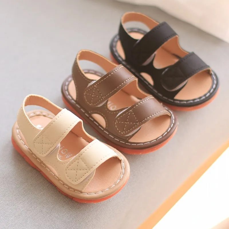 Baby Shoe Summer Baby Sandals Sound Boy Walking Fashion Shoe Soft Sole Girl Sandals Anti Slip Kid Shoe Beach Sandals Wholesale
Baby Shoe Summer Baby Sandals Sound Boy Walking Fashion Shoe Soft Sole Girl Sandals Anti Slip Kid Shoe Beach Sandals Wholesale