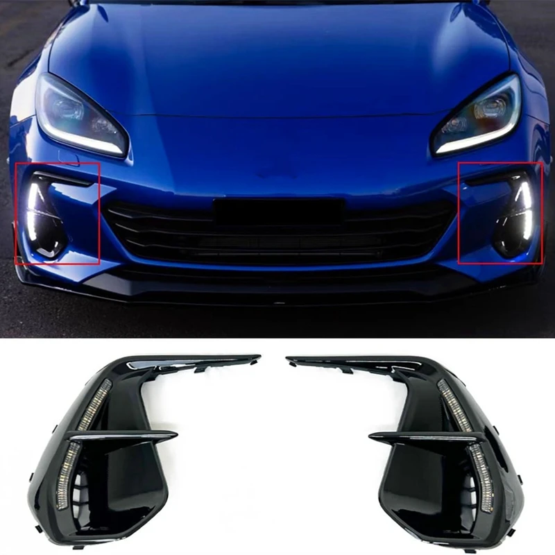 Car LED Daytime Running Lights Fog Lamp For Subaru BRZ 2022 2023 DRL With Turn Signal Light Accessories
Car LED Daytime Running Lights Fog Lamp For Subaru BRZ 2022 2023 DRL With Turn Signal Light Accessories