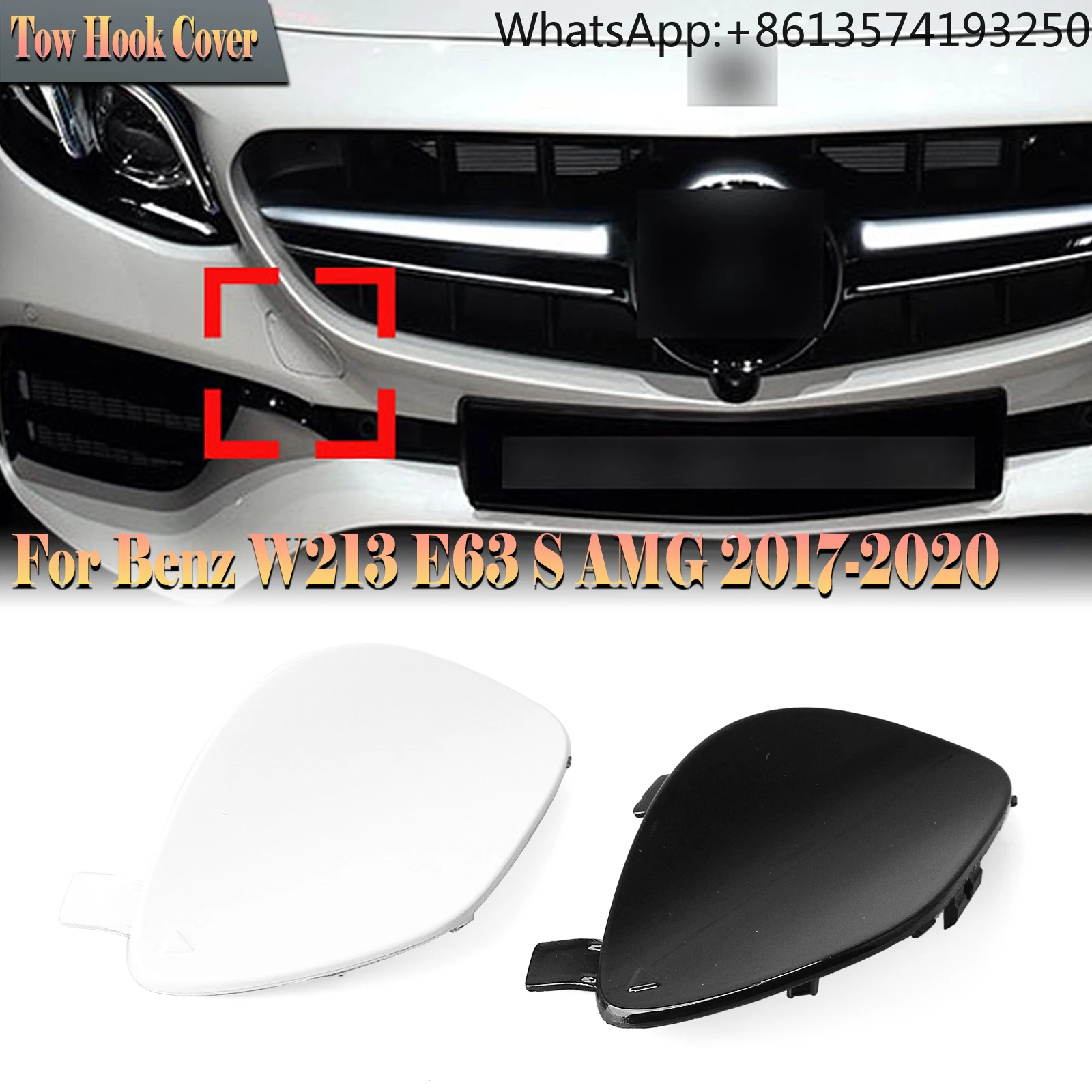 Front Bumper Tow Hook Eye Cover For Mercedes-Benz E CLASS W213 E63 S AMG Only 2017-2020 White/Black Towing Access Trailer Cap
Front Bumper Tow Hook Eye Cover For Mercedes-Benz E CLASS W213 E63 S AMG Only 2017-2020 White/Black Towing Access Trailer Cap