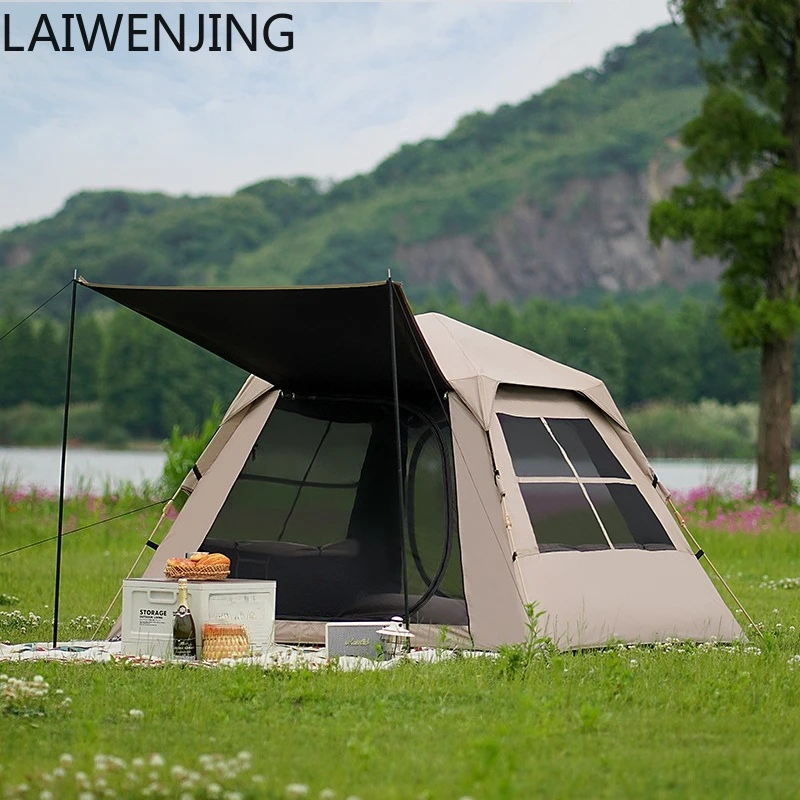 HLZ tent outdoor camping vinyl tent portable folding automatic thickened sun protection and rain protection equipment
HLZ tent outdoor camping vinyl tent portable folding automatic thickened sun protection and rain protection equipment