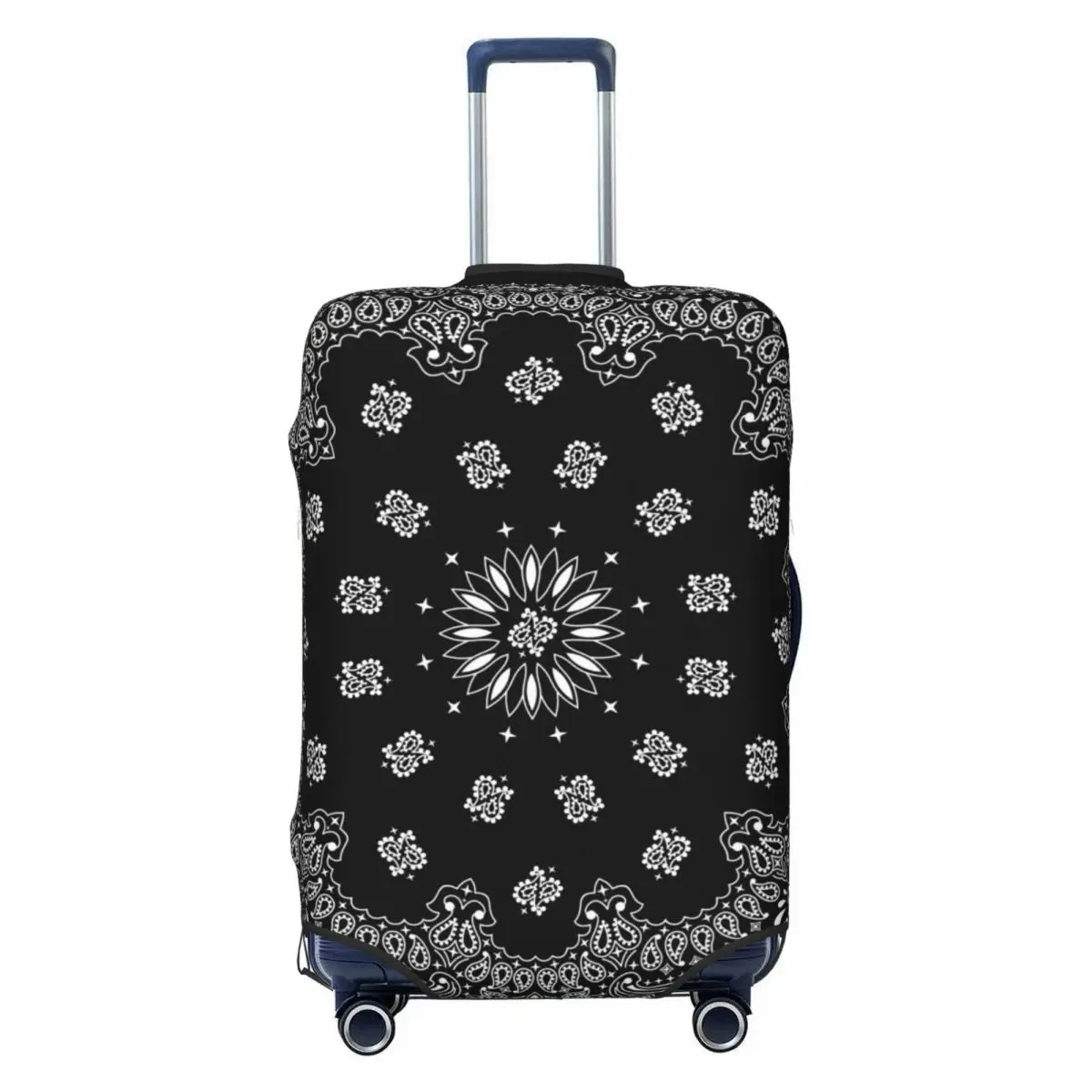 Custom Ethnic Bohemia Style Paisley Bandana Travel Luggage Cover Elastic Suitcase Cover Protector Fit 18-32 Inch
Custom Ethnic Bohemia Style Paisley Bandana Travel Luggage Cover Elastic Suitcase Cover Protector Fit 18-32 Inch