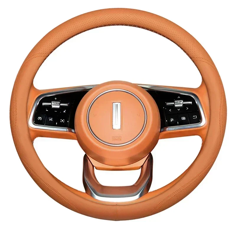 Steering Wheel Cover for GWM WEY Coffee 01 Coffee 02 Universal Car Decorative Accessories Genuine Leather Anti-Slip Sweatproof
Steering Wheel Cover for GWM WEY Coffee 01 Coffee 02 Universal Car Decorative Accessories Genuine Leather Anti-Slip Sweatproof