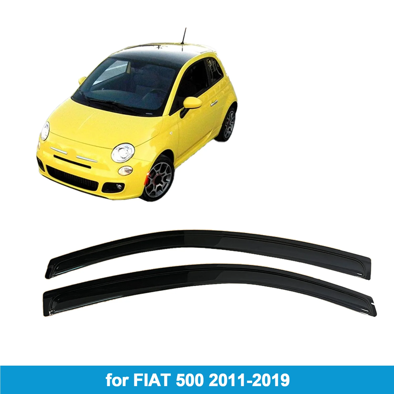Window Visor for FIAT 500 2011 2012 2013 2014 2015 2016 2017 2018 2019 Wind Deflectors Rain Guards Door Visor Vent Shades
Window Visor for FIAT 500 2011 2012 2013 2014 2015 2016 2017 2018 2019 Wind Deflectors Rain Guards Door Visor Vent Shades