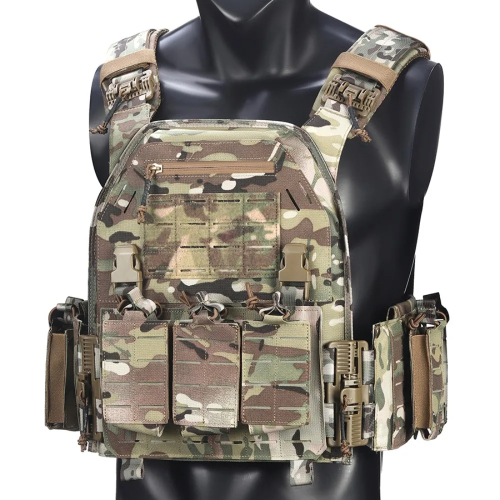 Laser MOLLE expansion system, quick-release adjustable shoulder straps, hunting vest, wear-resistant and durable
Laser MOLLE expansion system, quick-release adjustable shoulder straps, hunting vest, wear-resistant and durable
