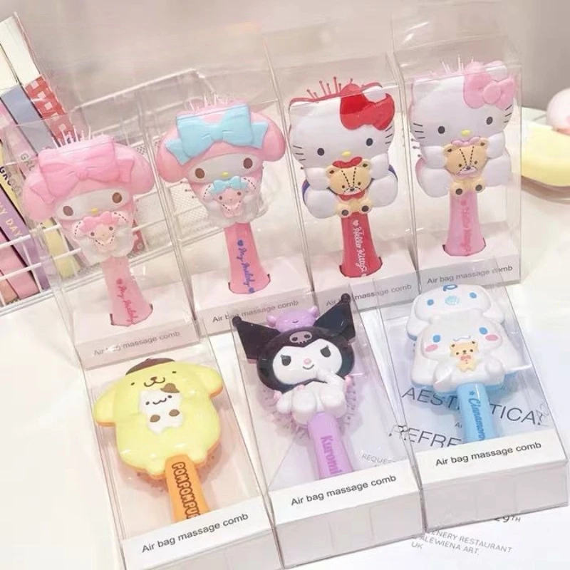 Sanrio Hello Kitty Hand-Held Massage Airbag Combs Cartoon Cinnamoroll Kuromi Kawaii Cartoon Girl Portable My Melody Comb Gift
Sanrio Hello Kitty Hand-Held Massage Airbag Combs Cartoon Cinnamoroll Kuromi Kawaii Cartoon Girl Portable My Melody Comb Gift