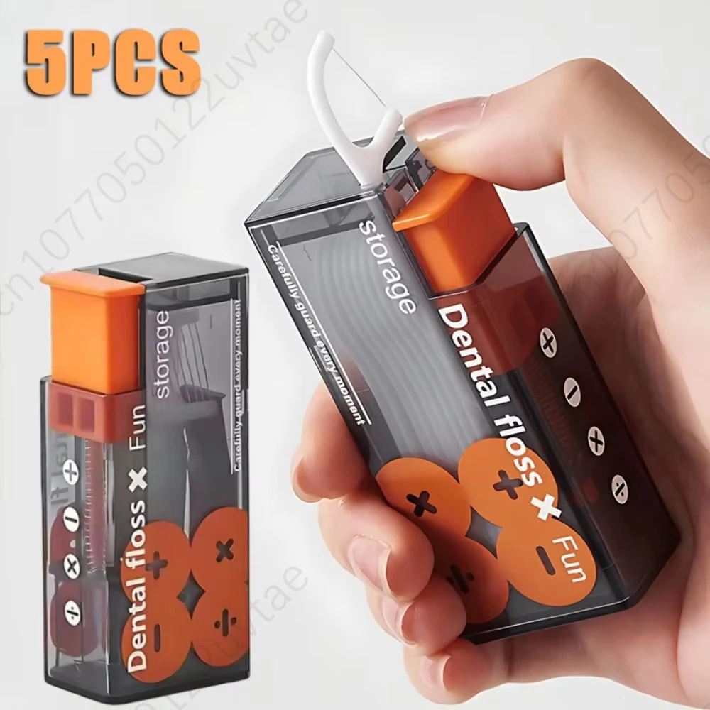 Portable Floss Dispenser Includes 10Pcs Floss Automatic Ejectable Floss Organiser Oral Care Press-on Disposable Flossing Sticks
Portable Floss Dispenser Includes 10Pcs Floss Automatic Ejectable Floss Organiser Oral Care Press-on Disposable Flossing Sticks