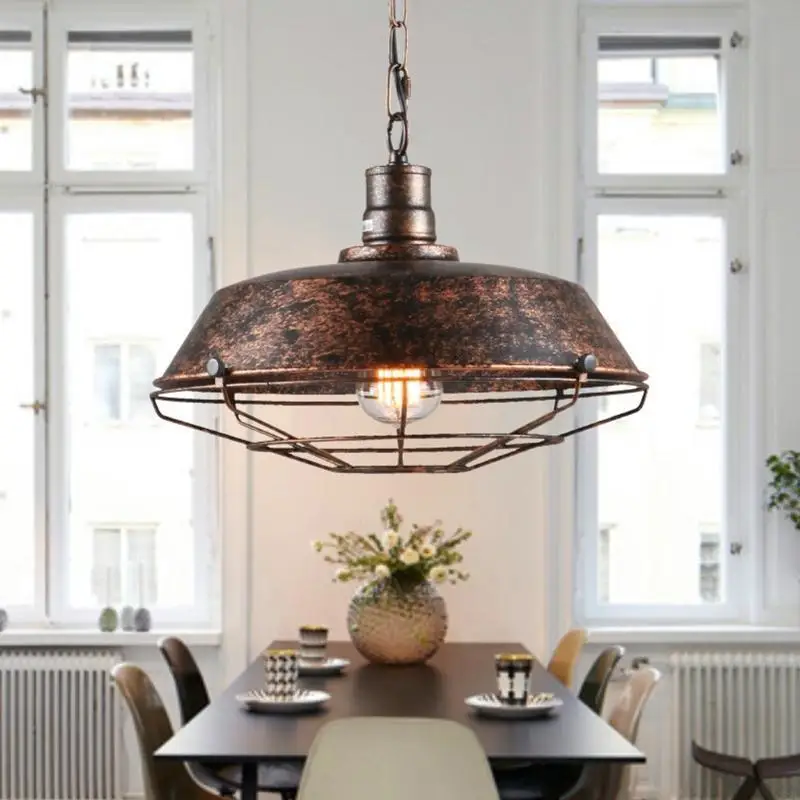 Loft Style Vintage Pendant Lamp Light Industrial Retro Iron Hanging Ceiling Lamps E27 Chandelier for Salon Restaurant Bar Kitche
Loft Style Vintage Pendant Lamp Light Industrial Retro Iron Hanging Ceiling Lamps E27 Chandelier for Salon Restaurant Bar Kitche