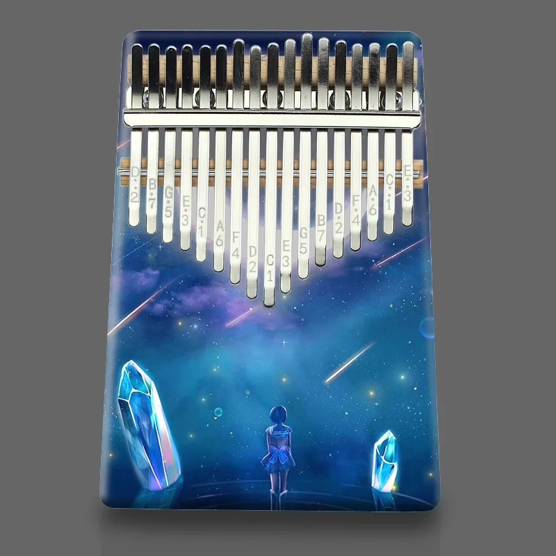17-Tone Kalimba Color Thumb Piano Beginner Finger Piano Musical Instrument Gifts Cross-border Foreign Trade
17-Tone Kalimba Color Thumb Piano Beginner Finger Piano Musical Instrument Gifts Cross-border Foreign Trade