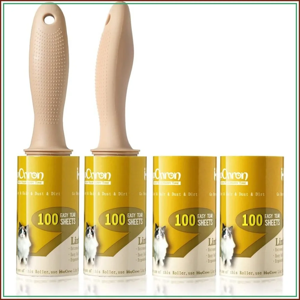 Extra Sticky Lint Rollers 400 Sheets 2 Handles, Pet Hair Remover for Clothes Furniture Carpet Car
Extra Sticky Lint Rollers 400 Sheets 2 Handles, Pet Hair Remover for Clothes Furniture Carpet Car
