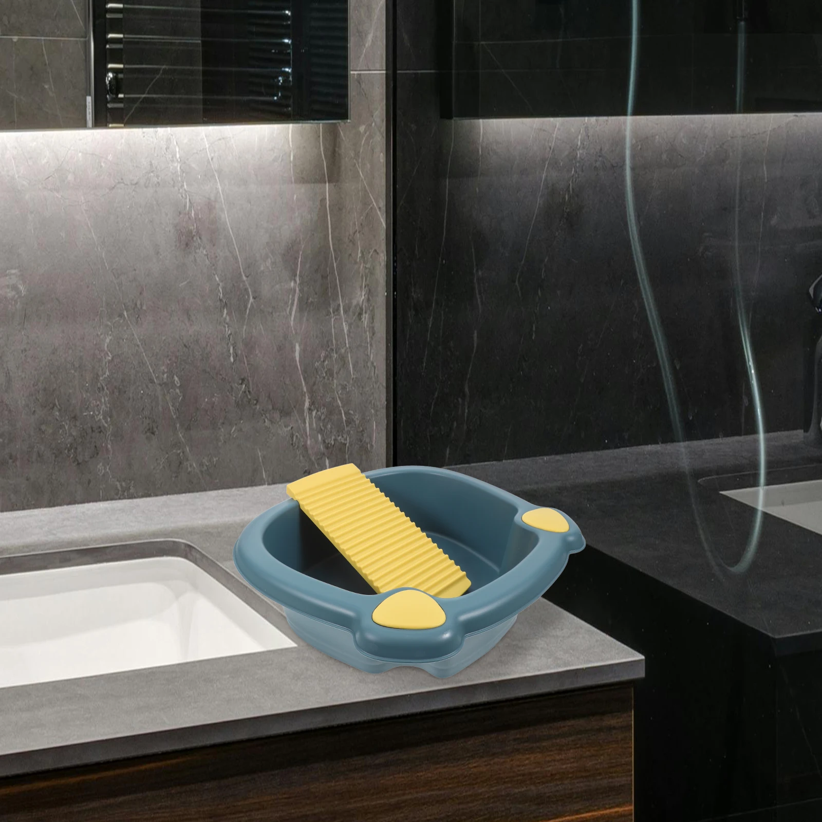 Laundry Tub Washboard Small Blue Cartoon Durable PP Removable Soaking House Cleaning Clothes Basin Plastic Foot Bath
Laundry Tub Washboard Small Blue Cartoon Durable PP Removable Soaking House Cleaning Clothes Basin Plastic Foot Bath