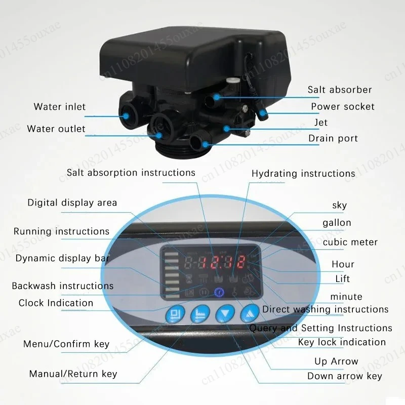 F65B1 F65B3 Automatic Multi-Port Water Softener Control Valve Time & Flow Type Filter Softening Valve For Water Treatment System
F65B1 F65B3 Automatic Multi-Port Water Softener Control Valve Time & Flow Type Filter Softening Valve For Water Treatment System