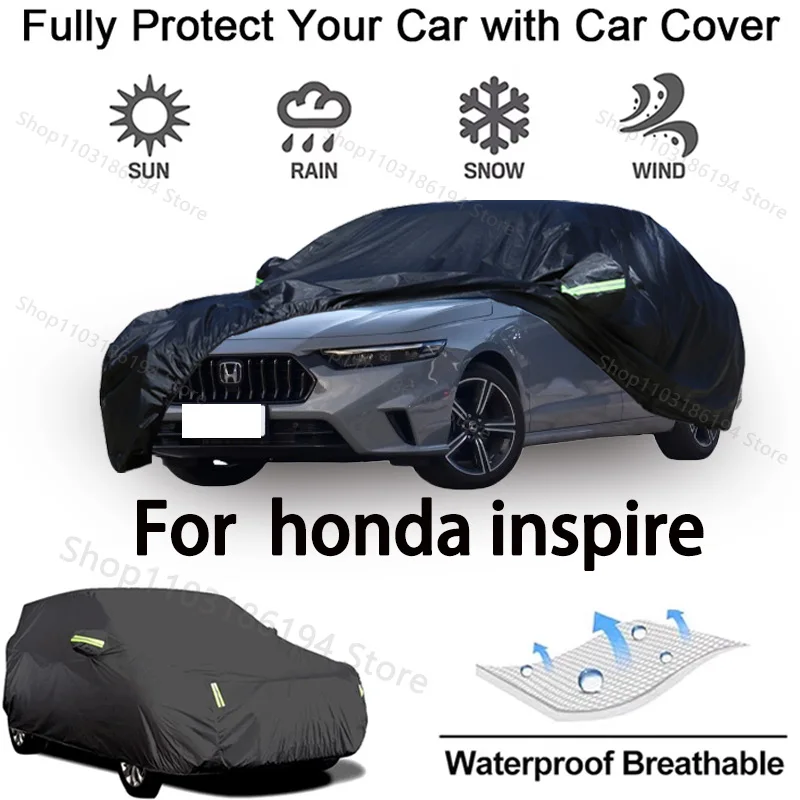 Полный автомобильный чехол для Honda Inspire, наружное защитное снаряжение, защита от снега, солнцезащитный козырек, водонепроницаемые и пыленепроницаемые автомобильные аксессуары
Полный автомобильный чехол для Honda Inspire, наружное защитное снаряжение, защита от снега, солнцезащитный козырек, водонепроницаемые и пыленепроницаемые автомобильные аксессуары