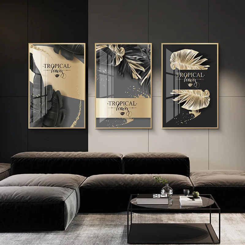 Golden Luxury Posters Canvas Painting Wall Art Print Pictures Tropical Rainforest Plants Living Room Interior Home Decoration
Golden Luxury Posters Canvas Painting Wall Art Print Pictures Tropical Rainforest Plants Living Room Interior Home Decoration