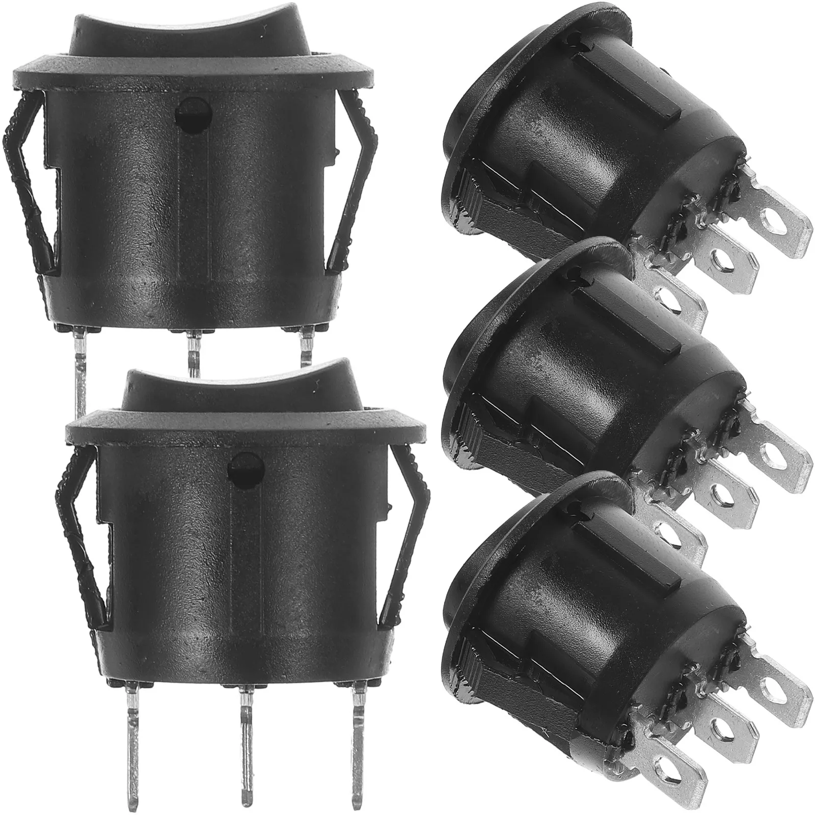 5Pcs Black Round Rocker Switch 23Mm Spdt on Off on Long Life 10000 Cycles Small Size Car Boat Water Dispenser Push Button
5Pcs Black Round Rocker Switch 23Mm Spdt on Off on Long Life 10000 Cycles Small Size Car Boat Water Dispenser Push Button
