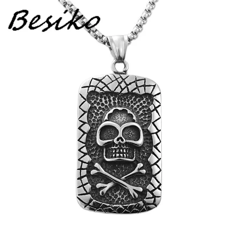 Besiko Gothic Hell Skull Stainless Steel Pendant Necklace For Men Women Punk Hip-Hop Alternative Halloween Rock Party Jewelry
Besiko Gothic Hell Skull Stainless Steel Pendant Necklace For Men Women Punk Hip-Hop Alternative Halloween Rock Party Jewelry