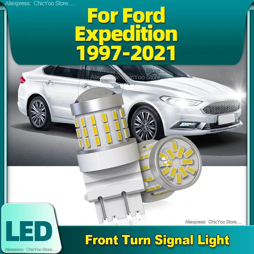 2Pcs 12V 1800LM Car LED Bulbs Front Turn Signal Light T25 3157 For Ford Expedition 1997 1998 1999 2000 2001 2002 2003 2004-2021
2Pcs 12V 1800LM Car LED Bulbs Front Turn Signal Light T25 3157 For Ford Expedition 1997 1998 1999 2000 2001 2002 2003 2004-2021