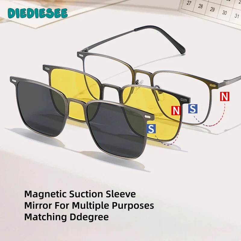 DIEDIESEE New Anti Blue Light Magnetic Sleeve Glasses One Lens Multi-purpose Sunglasses Optical Prescription Glasses Frame 72412
DIEDIESEE New Anti Blue Light Magnetic Sleeve Glasses One Lens Multi-purpose Sunglasses Optical Prescription Glasses Frame 72412