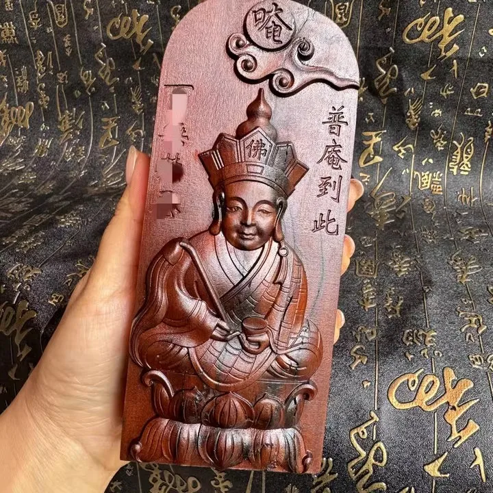 Centennial wood, embossed Pu'an Patriarch's decree token, Buddhist cultural supplies, altar decorations
Centennial wood, embossed Pu'an Patriarch's decree token, Buddhist cultural supplies, altar decorations