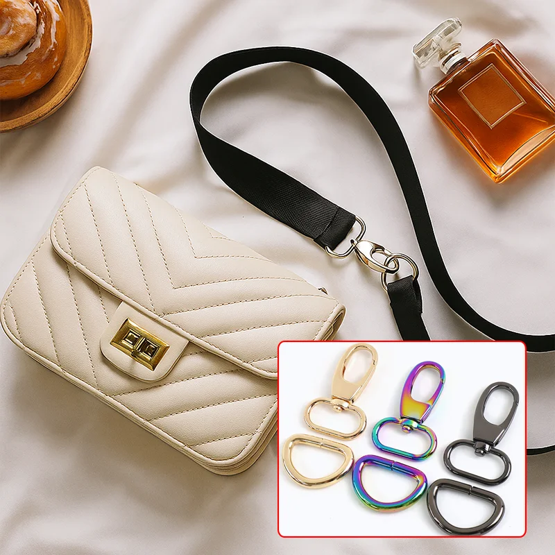 2-5Sets 20/25/32/38mm Dog Collar Carabiner Clips D Ring Metal Buckles Sewing Accessories for Handbags Strap Swivel Lobster Clasp
2-5Sets 20/25/32/38mm Dog Collar Carabiner Clips D Ring Metal Buckles Sewing Accessories for Handbags Strap Swivel Lobster Clasp
