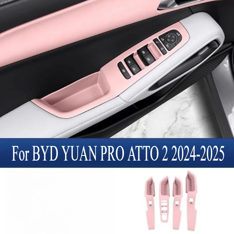 Для BYD YUAN PRO ATTO 2 2024-2025 дверная кнопка подъема панель силиконовая внутренняя модификация панель защитные наклейки комплекты кузова
Для BYD YUAN PRO ATTO 2 2024-2025 дверная кнопка подъема панель силиконовая внутренняя модификация панель защитные наклейки комплекты кузова