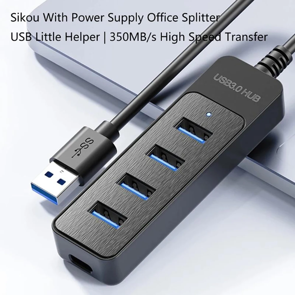 Elough 3.0 High Speed 4 Ports USB HUBMulti USB Splitter Multiple Expander USB2.0 /Type C Hub Power Adapter For PC Computer
Elough 3.0 High Speed 4 Ports USB HUBMulti USB Splitter Multiple Expander USB2.0 /Type C Hub Power Adapter For PC Computer