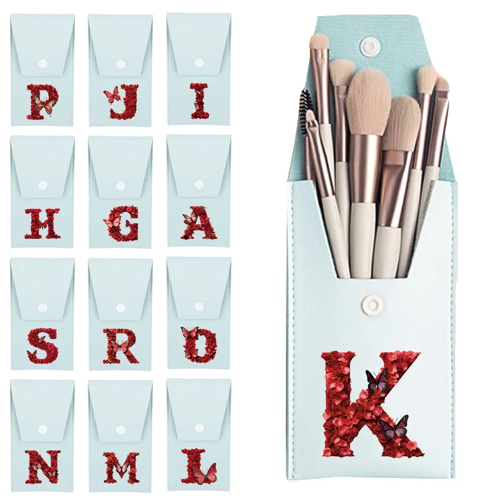 8pcs Portable Makeup Set With Storage Bag Travel Essentials Soft Fluffy Makeup Brushes Red rose Initial Name 26 Letter Pattern
8pcs Portable Makeup Set With Storage Bag Travel Essentials Soft Fluffy Makeup Brushes Red rose Initial Name 26 Letter Pattern