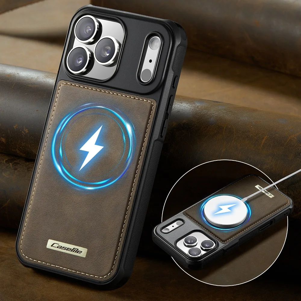 Solid Color Leather Phone Case for iPhone Air 17e 16e 15 14 Plus 13 12 Pro Max with Back Support Magnetic Charging
Solid Color Leather Phone Case for iPhone Air 17e 16e 15 14 Plus 13 12 Pro Max with Back Support Magnetic Charging