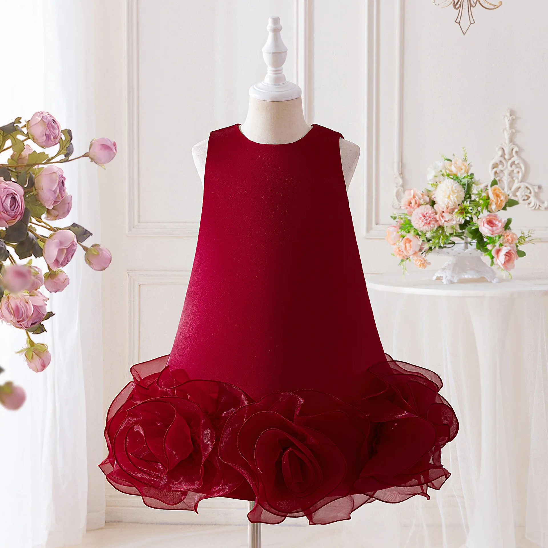 New Year Dress For Girls Flower Princess Dress White Wedding Bridesmaid Girl Dresses Elegant Christmas Dress Girl Birthday Gown
New Year Dress For Girls Flower Princess Dress White Wedding Bridesmaid Girl Dresses Elegant Christmas Dress Girl Birthday Gown