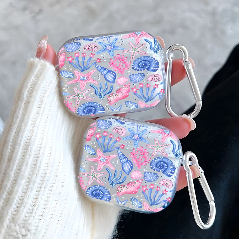 Colorful Ocean Pattern Clear Earphone Case for AirPods 1/2/3/4 Earbuds Case For AirPods Pro 3/Pro 2/Pro TPU Protective Cover
Colorful Ocean Pattern Clear Earphone Case for AirPods 1/2/3/4 Earbuds Case For AirPods Pro 3/Pro 2/Pro TPU Protective Cover