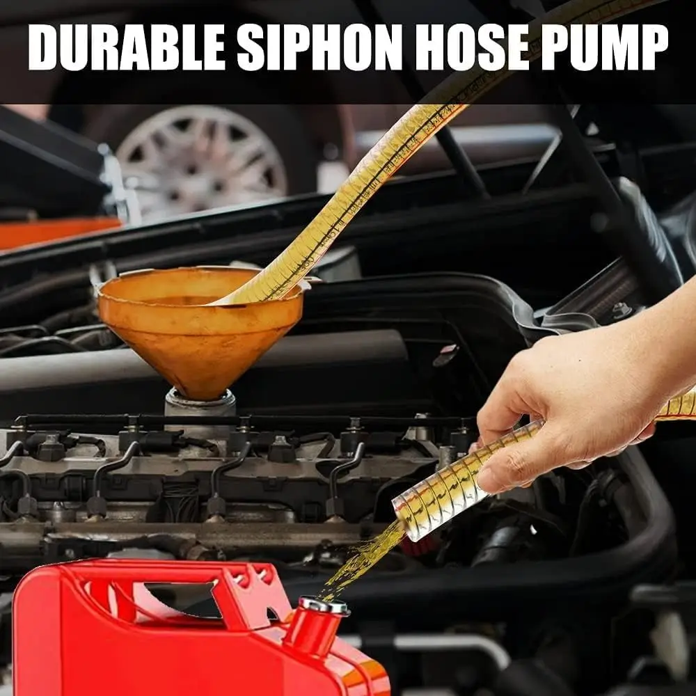 Jiggler Hose Heavy Duty Siphon Hose Copper Nipple Multi-Purpose Self-Priming Pump Metal Buckle Jiggler Pump Fuel Transfer
Jiggler Hose Heavy Duty Siphon Hose Copper Nipple Multi-Purpose Self-Priming Pump Metal Buckle Jiggler Pump Fuel Transfer
