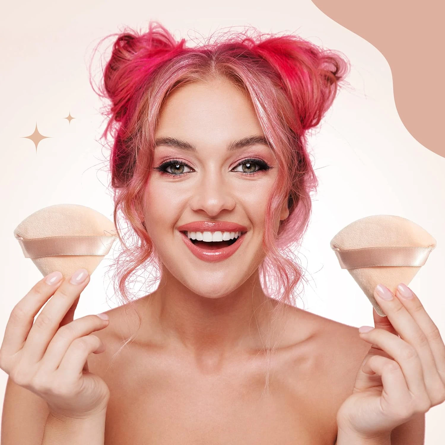 Essential Soft Luxurious Cotton Velvet Makeup Puffs - Set of 6 for Flawless Application, Perfect for Hard-to-Reach Areas, Contou
Essential Soft Luxurious Cotton Velvet Makeup Puffs - Set of 6 for Flawless Application, Perfect for Hard-to-Reach Areas, Contou