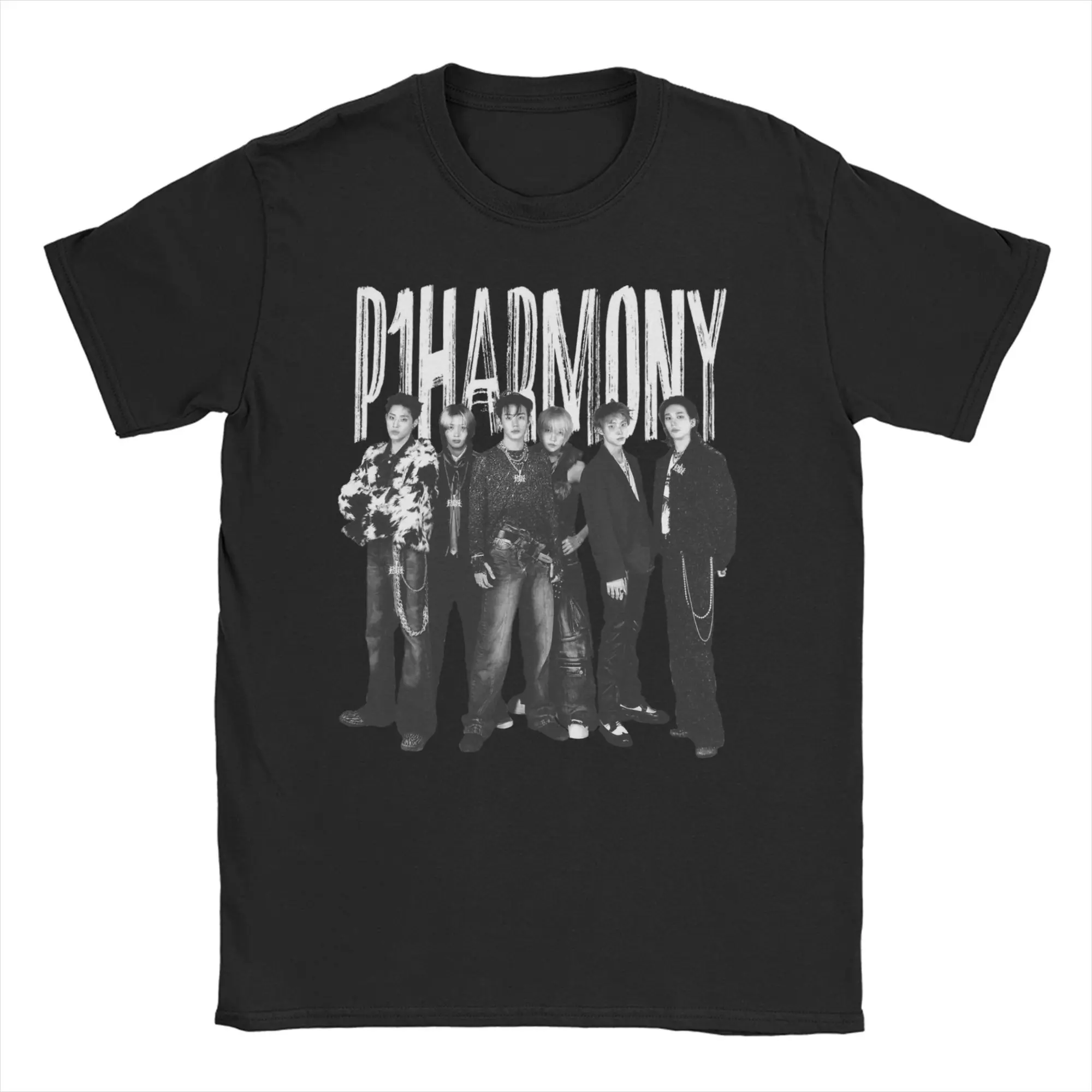 Мужская и женская футболка P1Harmony Band Kpop, музыкальная хлопковая одежда, винтажные футболки с короткими рукавами и круглым воротником, идея подарка, футболки
Мужская и женская футболка P1Harmony Band Kpop, музыкальная хлопковая одежда, винтажные футболки с короткими рукавами и круглым воротником, идея подарка, футболки