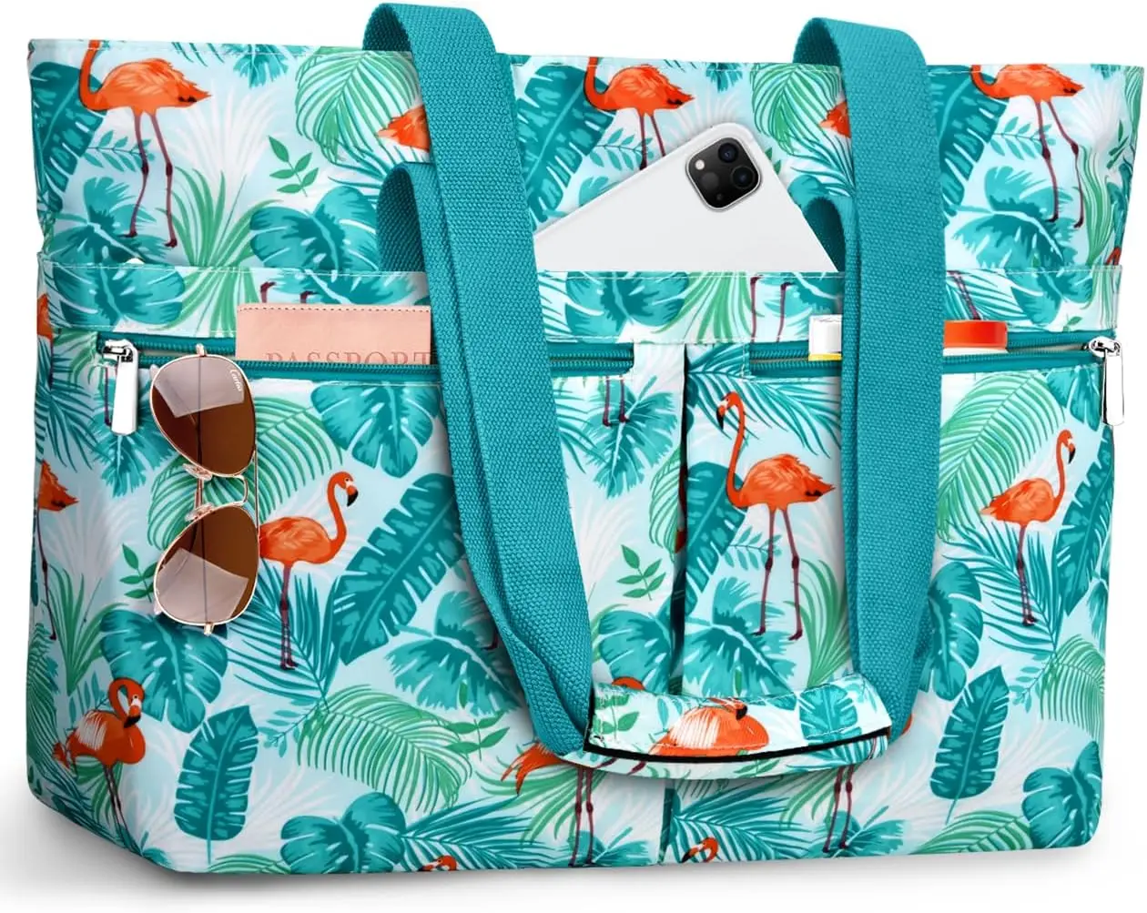 Large Beach Bags for Women Pool Bag with Zipper, Waterproof Sandproof Travel Tote with Wet Pocket
Large Beach Bags for Women Pool Bag with Zipper, Waterproof Sandproof Travel Tote with Wet Pocket