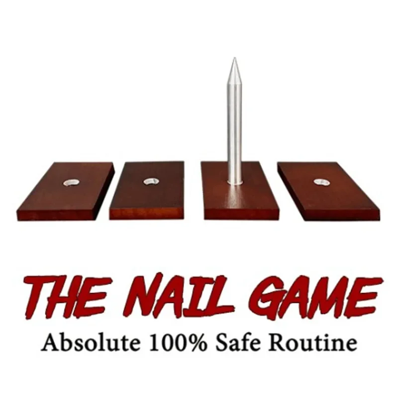 The Nail Game (4 Nails) Stage Magic Tricks Magia Magie Magicians Prop Illusion Gimmick Tutorial 100% safe
The Nail Game (4 Nails) Stage Magic Tricks Magia Magie Magicians Prop Illusion Gimmick Tutorial 100% safe