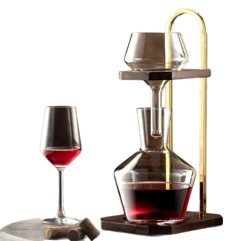 Decanter, red wine household high-end waterfall large wine jug, crystal quick pour jug ornament
Decanter, red wine household high-end waterfall large wine jug, crystal quick pour jug ornament